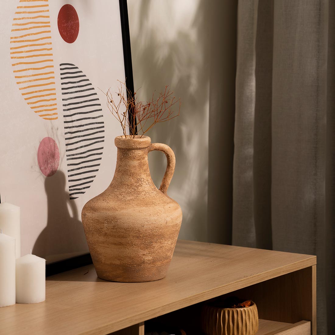 Rustic Roots with one handle